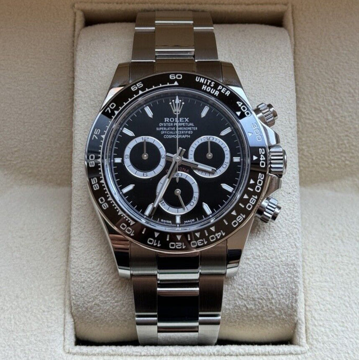 Rolex Daytona Stainless Steel Black Dial Automatic Men’s Watch 126500LN