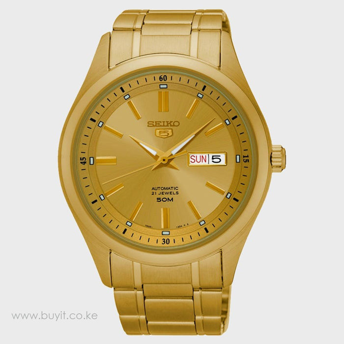 Seiko 5 Automatic Watch SNKN96J1 21 Jewels Golden