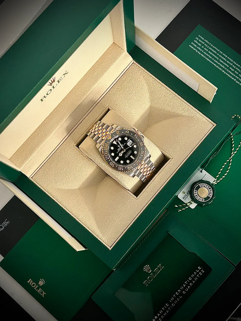 Automatic Rolex GMT-Master II 126718GRNR Black Dial 40mm