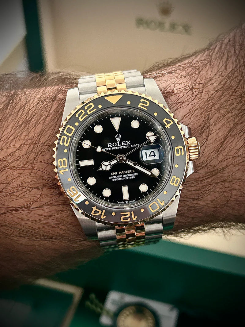 Automatic Rolex GMT-Master II 126718GRNR Black Dial 40mm