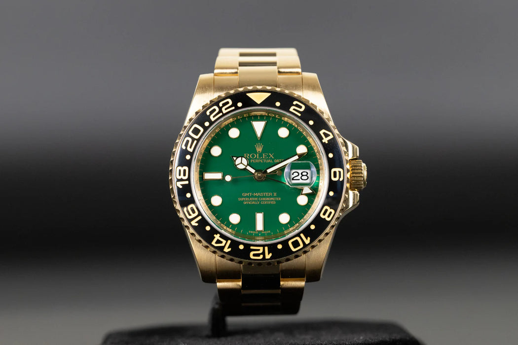 Rolex 116718 GMT Master II Green Dial