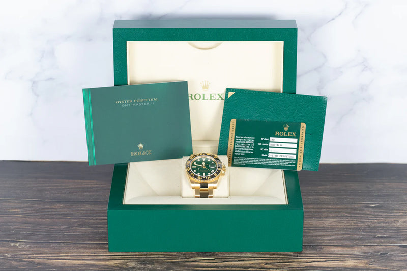 Rolex 116718 GMT Master II Green Dial