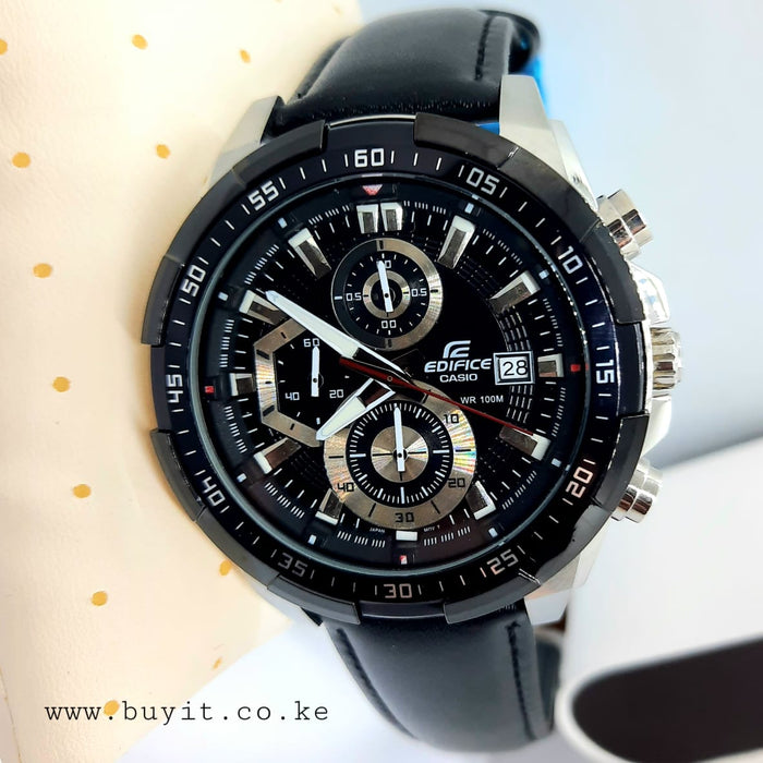 Leather straps Casio Edifice Chronograph Timepiece