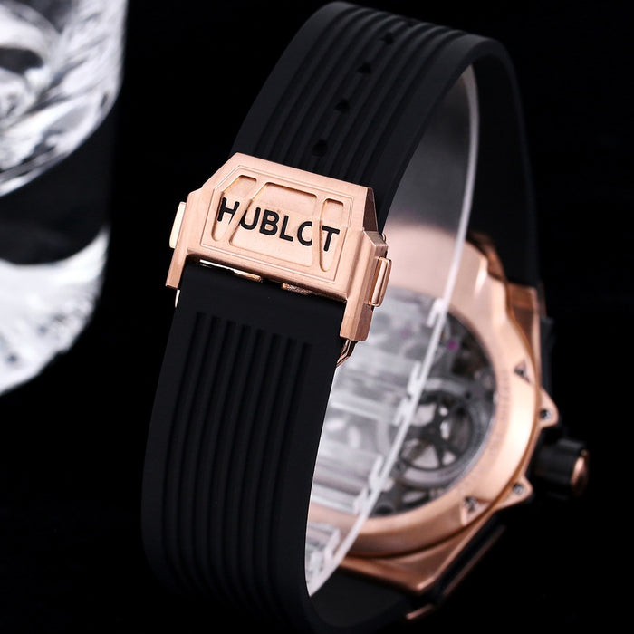 Ultra-luxury Hublot Tourbillon Skeleton Titanium Watch 44mm