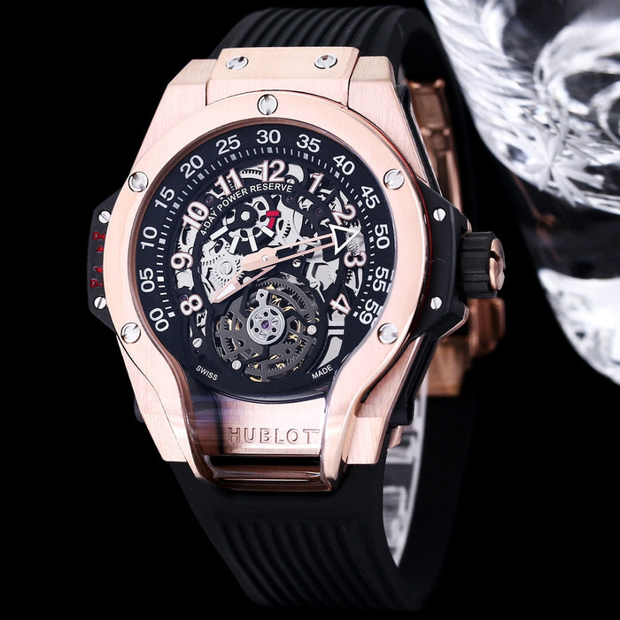 Ultra-luxury Hublot Tourbillon Skeleton Titanium Watch 44mm