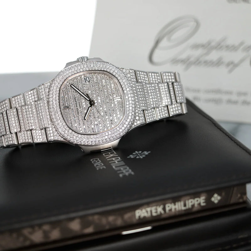 Patek Philippe Nautilus Watch Iced Ref. 5719