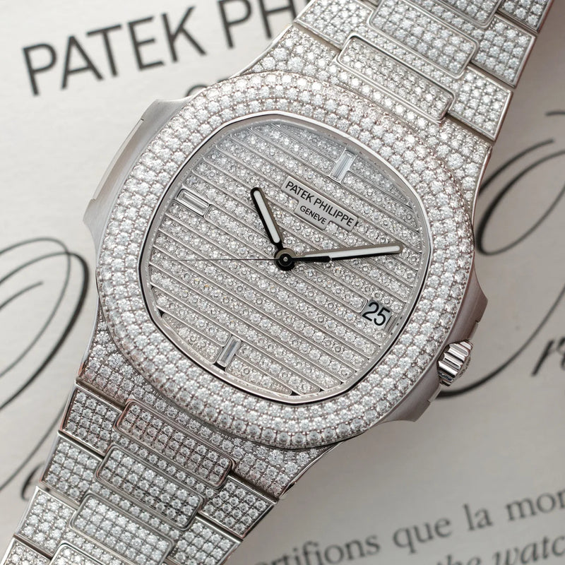 Patek Philippe Nautilus Watch Iced Ref. 5719