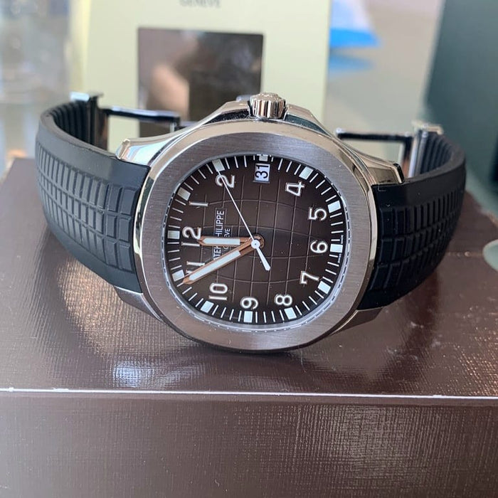 AUTOMATIC PATEK PHILIPPE AQUANAUT TRAVEL TIME WATCH REF. 5164R