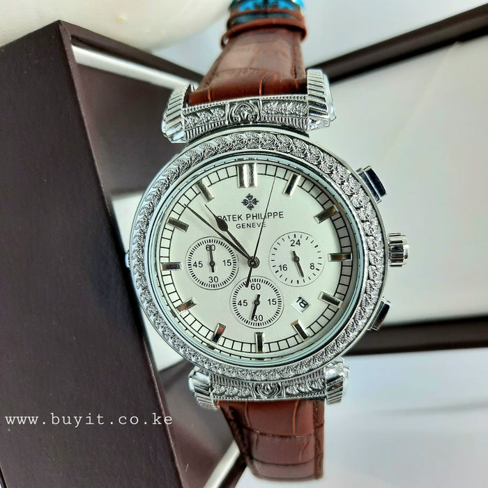 Double-faced Patek Chronograph Timepiece for Men 45mm