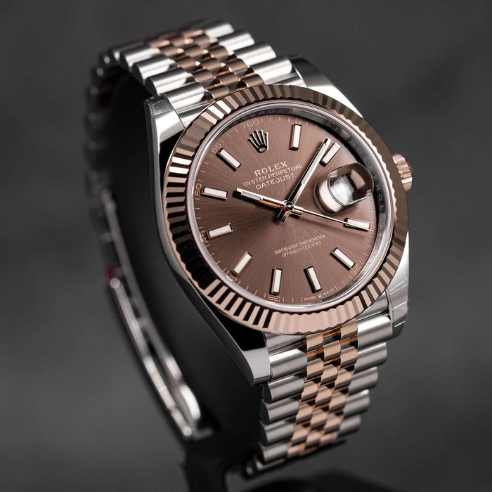 Rolex Datejust 41mm Two-tone Chocolate Dial