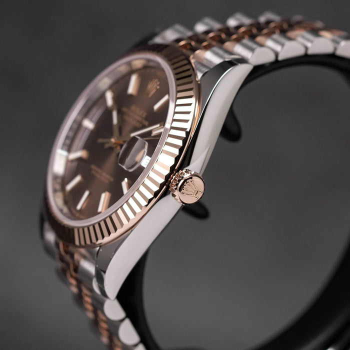 Rolex Datejust 41mm Two-tone Chocolate Dial