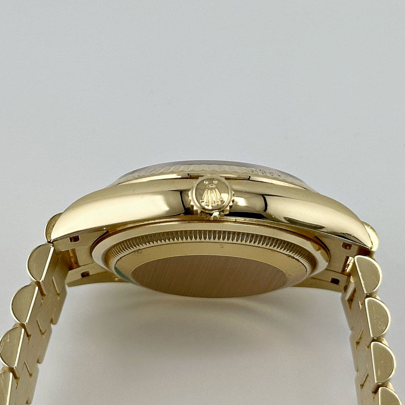 Rolex Day-Date 36 128238 Yellow Gold Green Ombré Diamond Dial