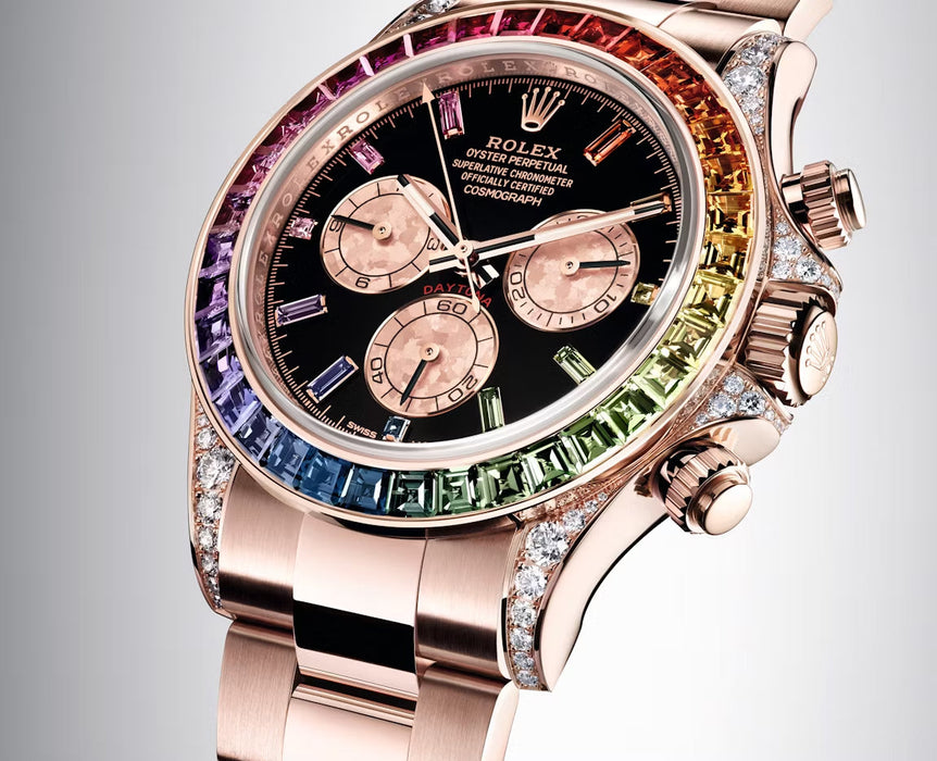 Rolex Rainbow Daytona In Everose Gold Ref. 116595 RBOW