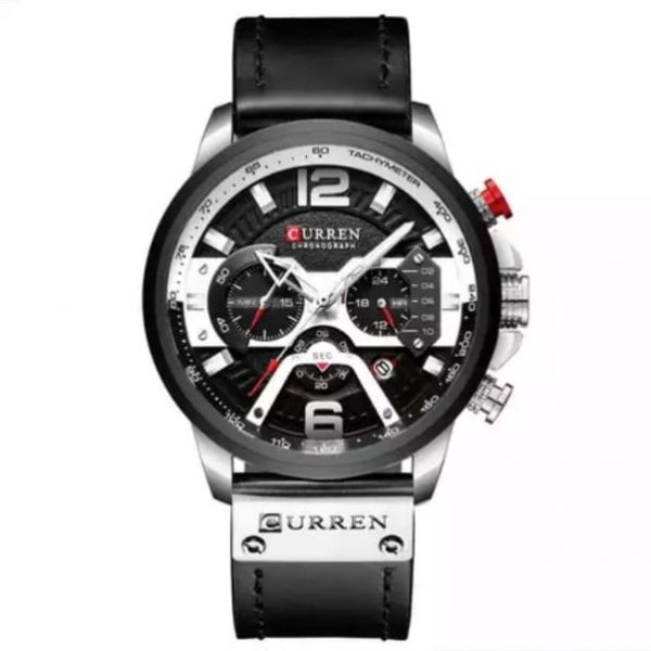 Curren leather chronograph