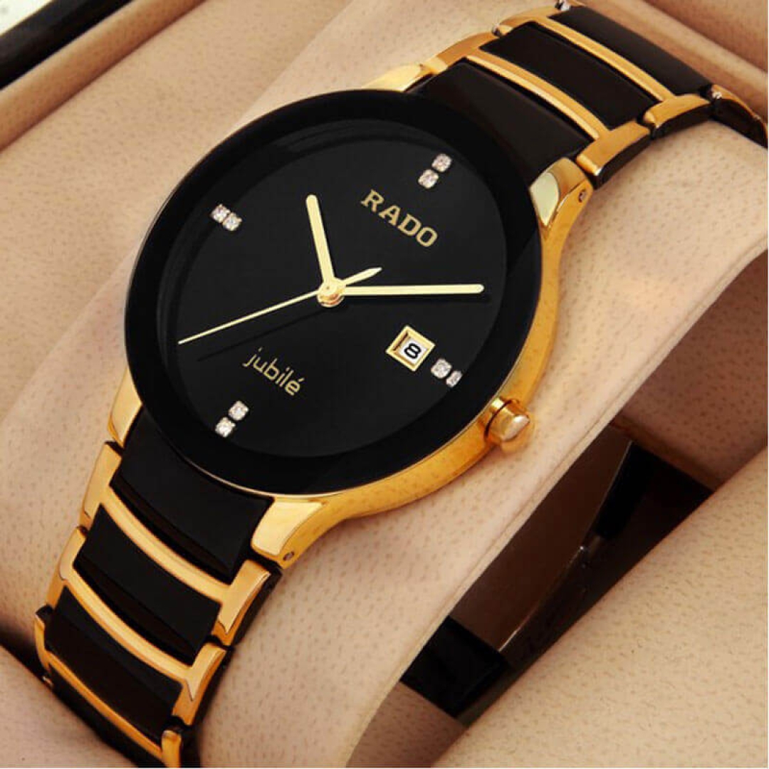 Luxury two-tone designer timepiece