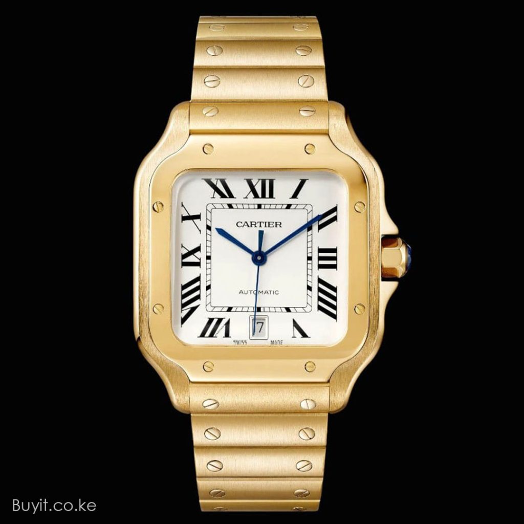 Automatic Golden Santos de Cartier Timepiece